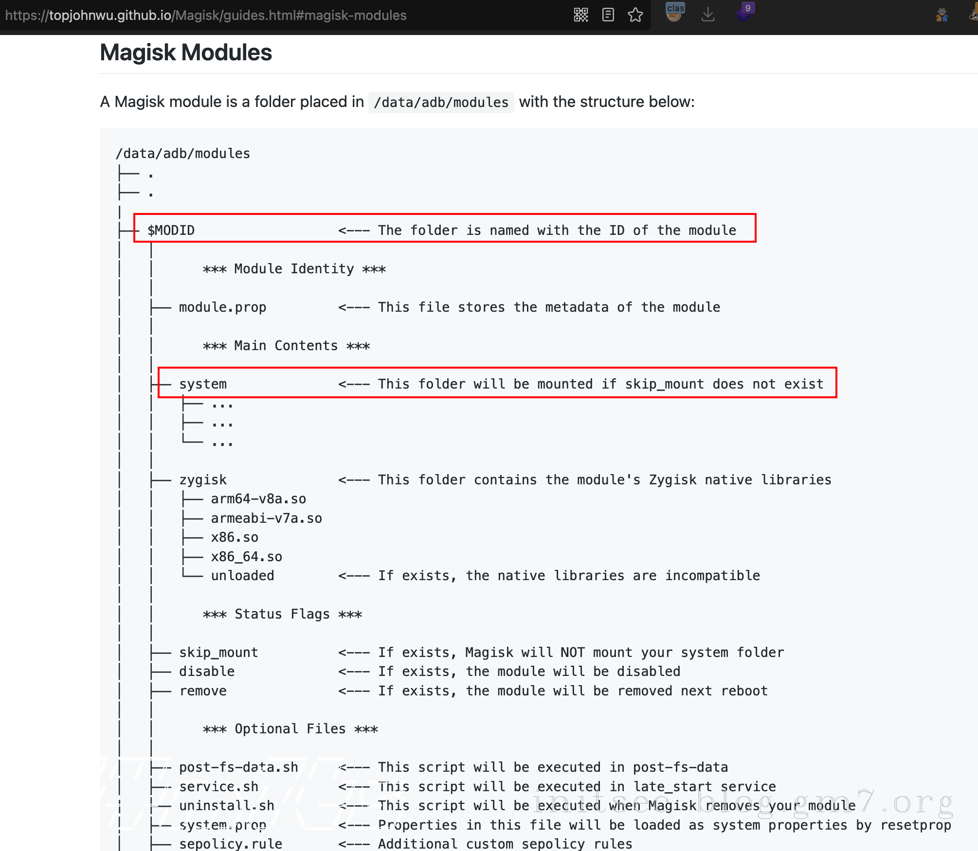 magisk modules